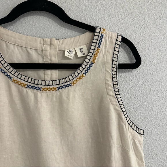 Linen mini dress - Picture 2 of 11